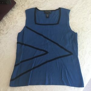 Cable & Gauge Petites Sleeveless Sweater